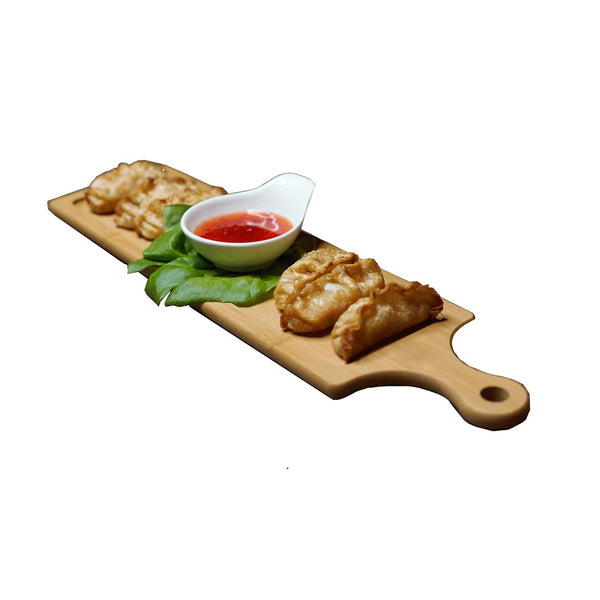 SET OF 2 LONG SERVING <br> BOARDS WITH HANDLE 26" X 7.9" | 66 X 20 CM