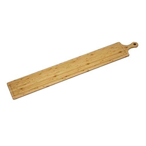 SET OF 2  LONG SERVING BOARDS WITH HANDLE 34.3" X 5.9" | 87 X 15 CM