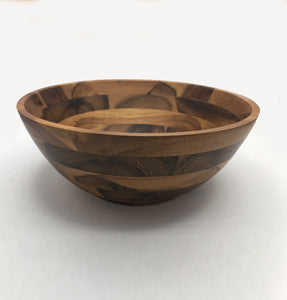 Acacia round bowl 10" Diameter