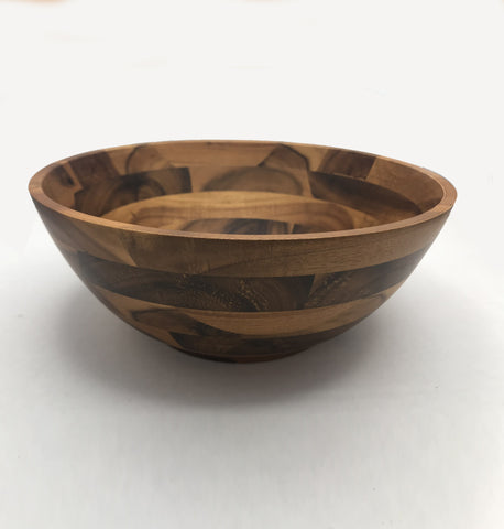 Acacia round bowl 10" Diameter