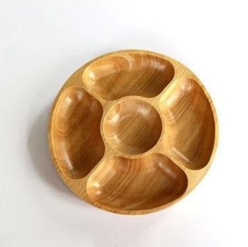 Rubber Wood Plate 16”